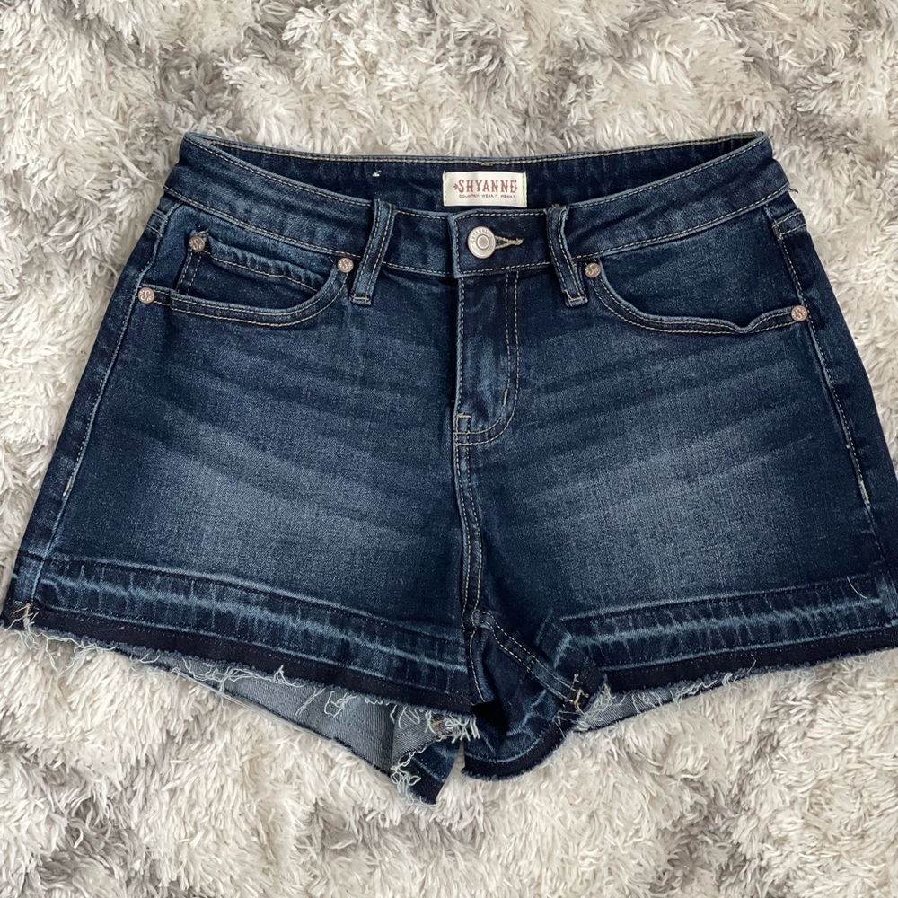 Denim shorts